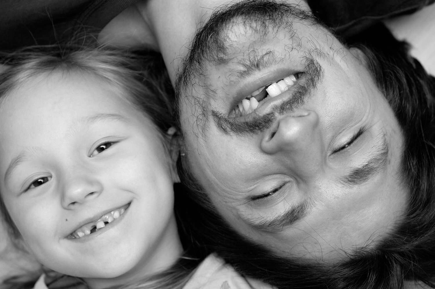 Am I Too Old for Dental Implant Dentist Recommends A Dental Implant Blog on Morgan Street Dental Centre - Father and Daughter with Lost Teeth