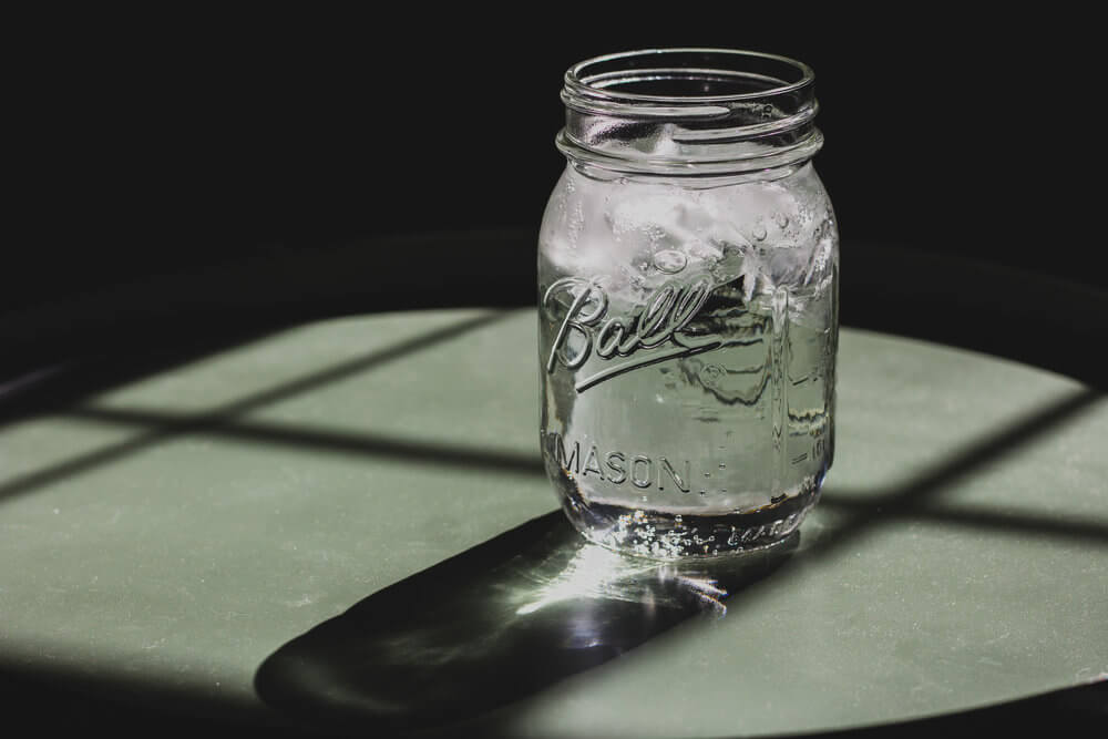 Is Sparkling Water Bad for Your Health on Morgan Street Dental Centre - Mason Jar on the Table Black and White