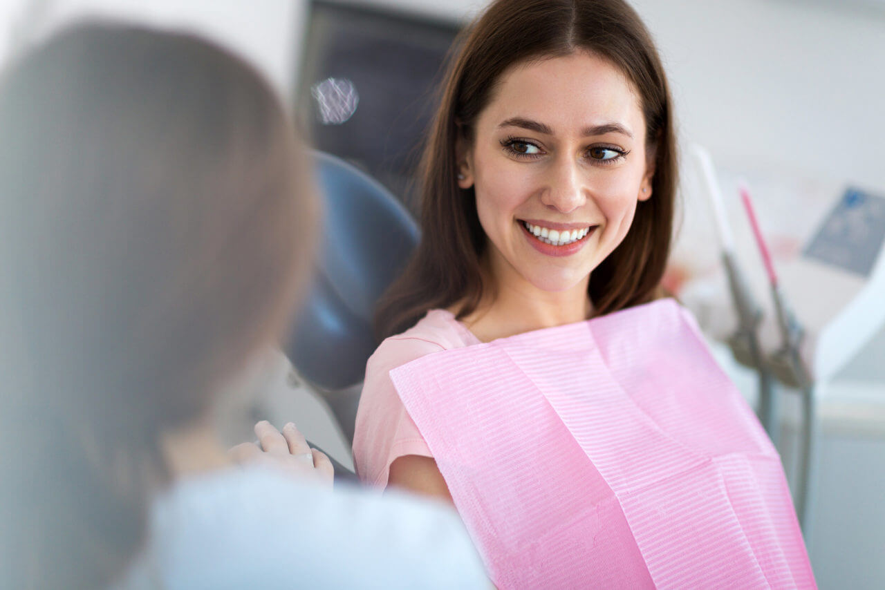 Latest Dental Technology with Our Wagga Dentist  on Morgan Street Dental Centre - Beautiful Dental Patient in Dental Office